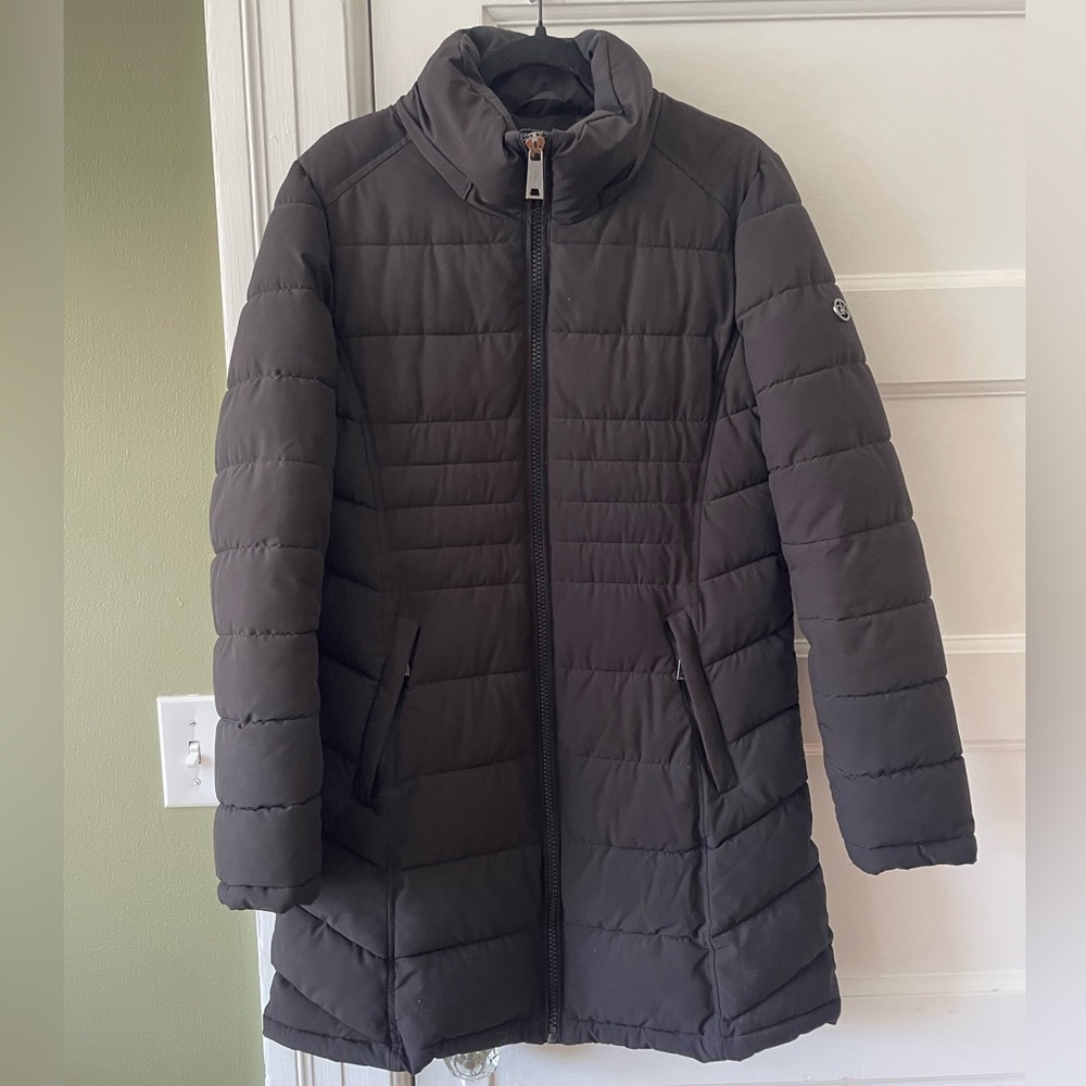 Calvin Klein Black Puffer Coat